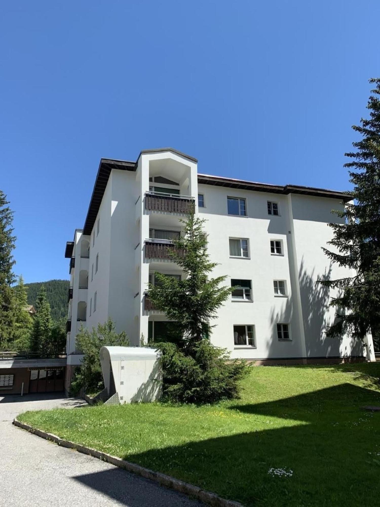 Ferienwohnung Gian, Zentral Mit Garagenstellplatz Davos Exterior foto